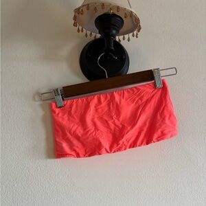 SKIMS Coral Bandeau Top